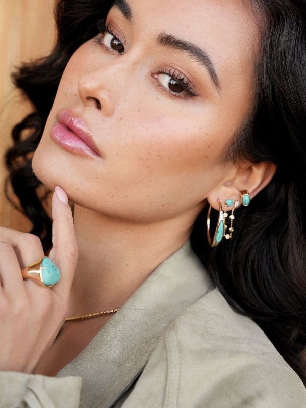 Turquoise Solstice Hoops Online - Image 4