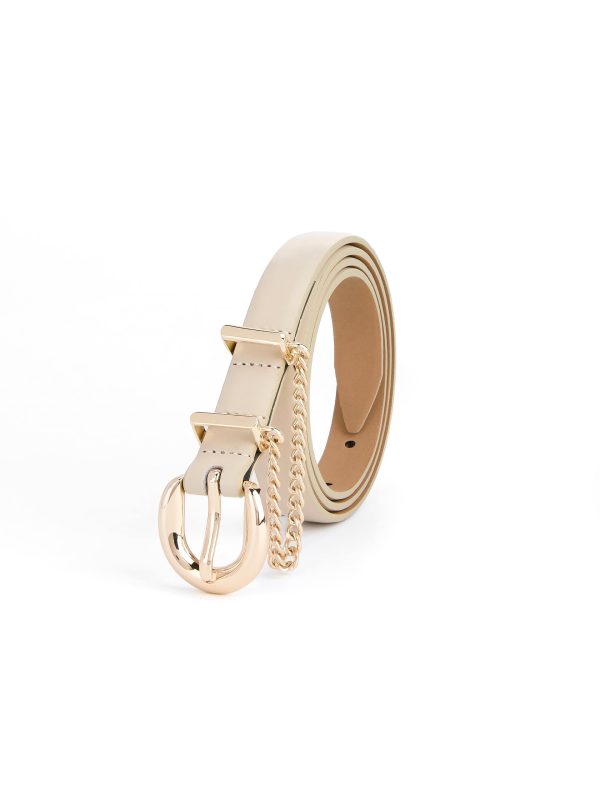 Cascade Chain Belt in Ivory Online now - Image 3