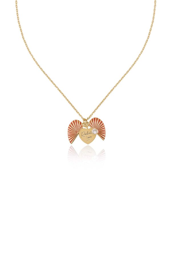 Radiate Love Hidden Message Locket Necklace Online Hot Sale