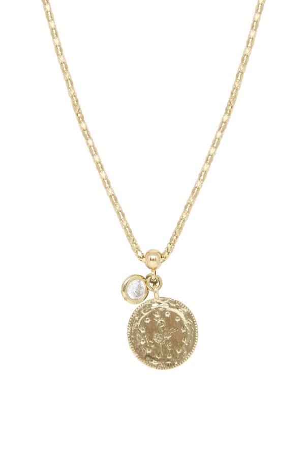 Coin Keepsake 18k Gold Plated Necklace Cheap - Image 3