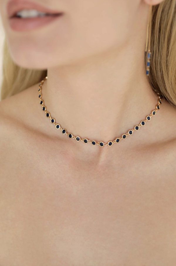 Crystal Disc and Link Necklace Online Sale - Image 4
