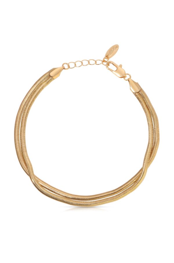 Slinky Snake Double Chain Anklet Online