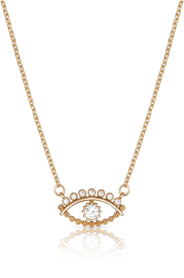 All Knowing Eye Crystal Necklace Sale - Image 3