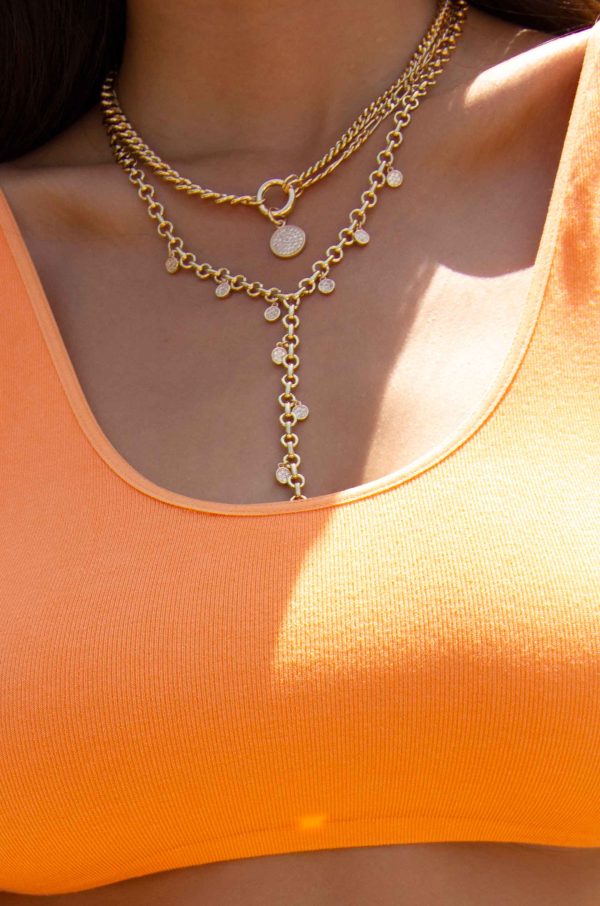 Three Chains Necklace Online Hot Sale - Image 2