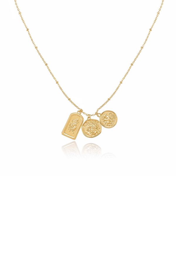 Coin Charms Talisman Necklace Cheap