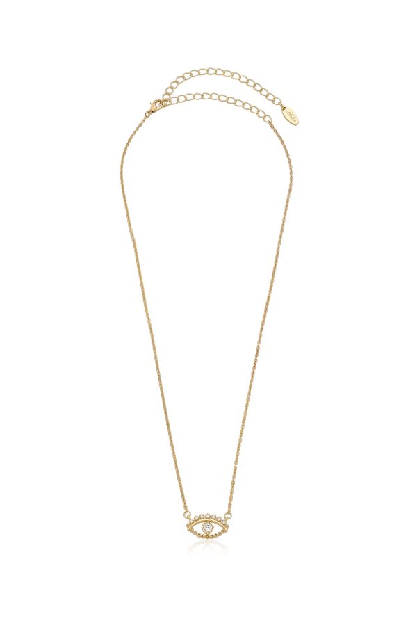 All Knowing Eye Crystal Necklace Sale - Image 4