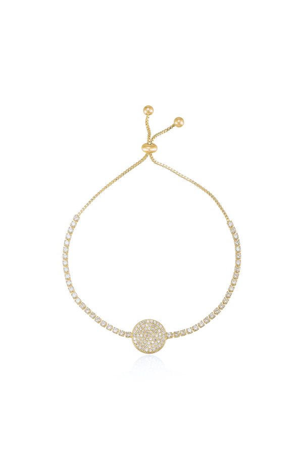 Easy Sparkle Crystal Adjustable Bracelet on Sale