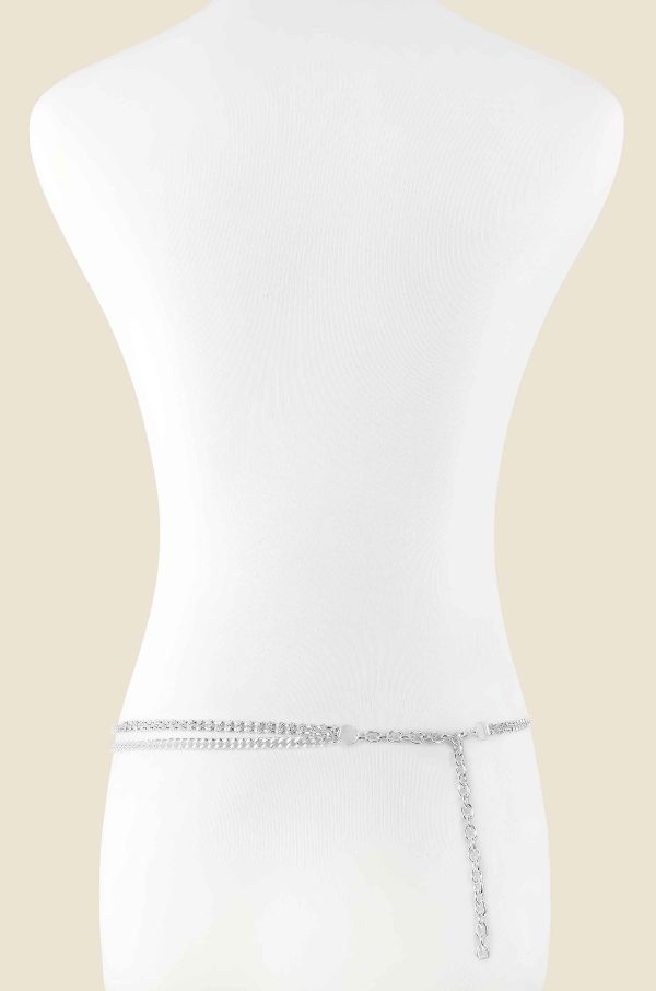 Butterfly Chain Belt in Silver Sale - Image 3