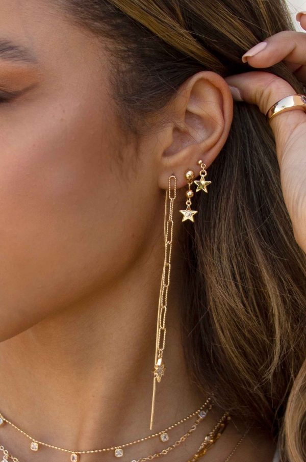 Constellation Star Dangle Earring Set of 4 Online Sale - Image 2