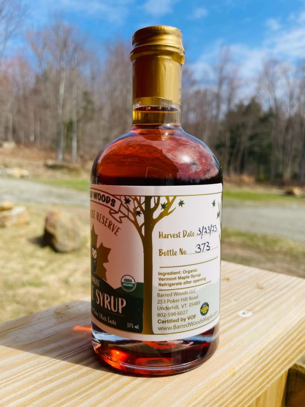 2024 Sugarhouse Reserve Organic Vermont Maple Syrup For Sale - Image 4