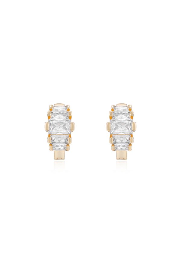 Diamond Shine Mini Hoop Earrings For Cheap - Image 2