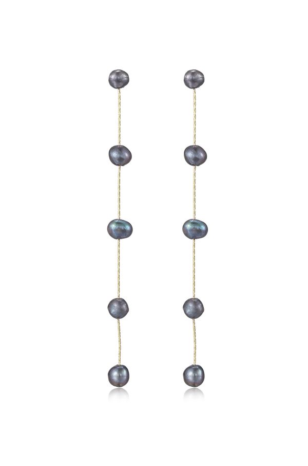 Dripping Pearl Delicate Drop Earrings Supply - Image 4