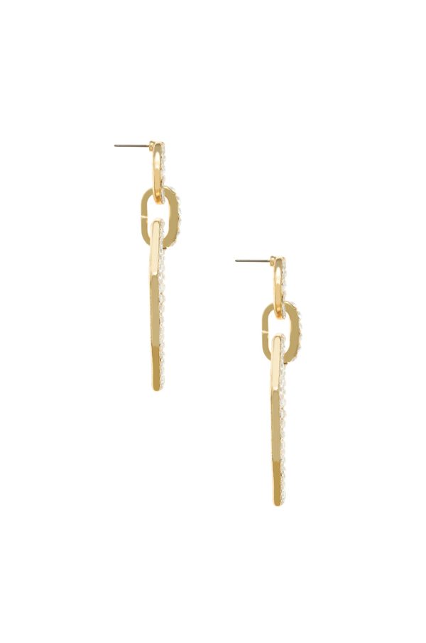 Crystal Show Stopping 18k Gold Plated Statement Earrings Online Hot Sale - Image 3