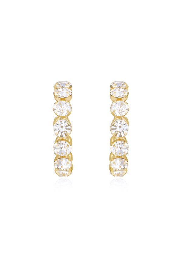 Crystal Warrior Hoop Earrings Online Sale - Image 3