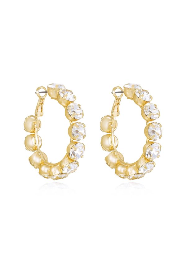 Crystal Warrior Hoop Earrings Online Sale - Image 4