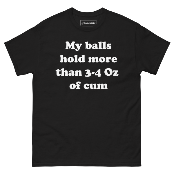 My Balls Hold More Than 3-4 Oz Of Cum. Fashion - Image 2