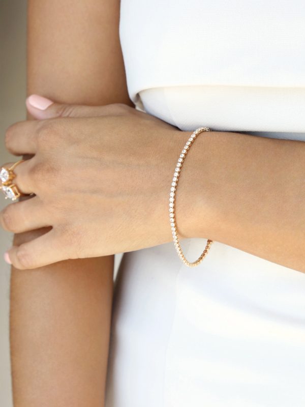 Minimalist Crystal Tennis Bracelet Cheap - Image 3