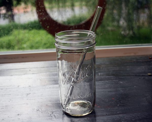 8 Pack Combo Glass Straws for Mason Jars + Cleaner Discount - Image 3