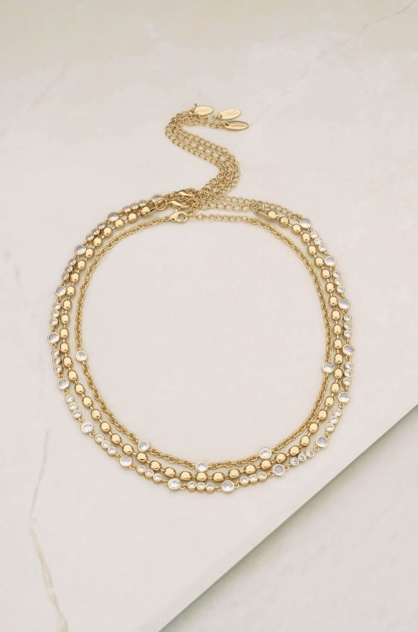 Main Character 18k Gold Plated Layered Necklace Set Online