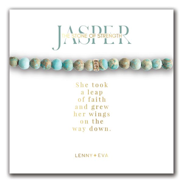 Gemstone Sparkle Bracelet-Jasper Online Sale
