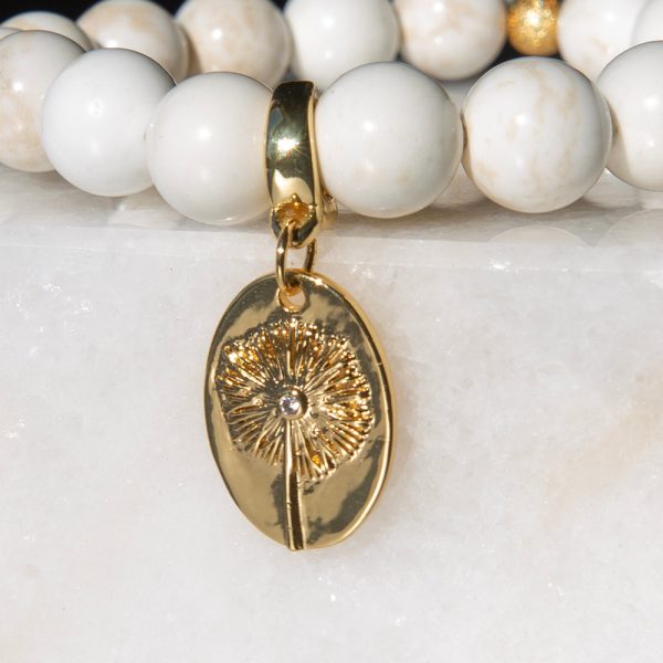 Dandelion Charm, CZ on Sale - Image 3