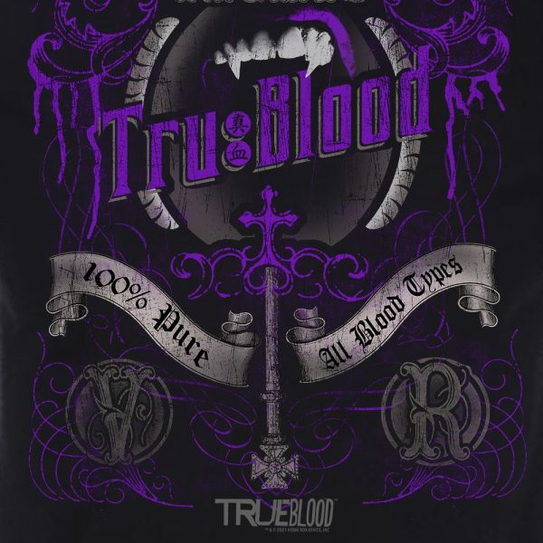 True Blood Vampire Rights Adult Short Sleeve T-Shirt For Cheap - Image 2